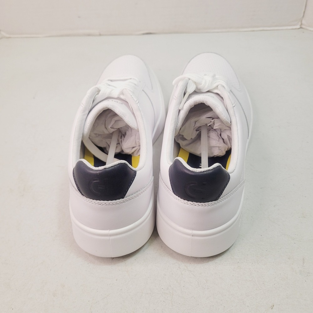 Cole Haan Grand Crosscourt Sneakers Mens 9.5 White Leather Low Top Shoes - Picture 7 of 11